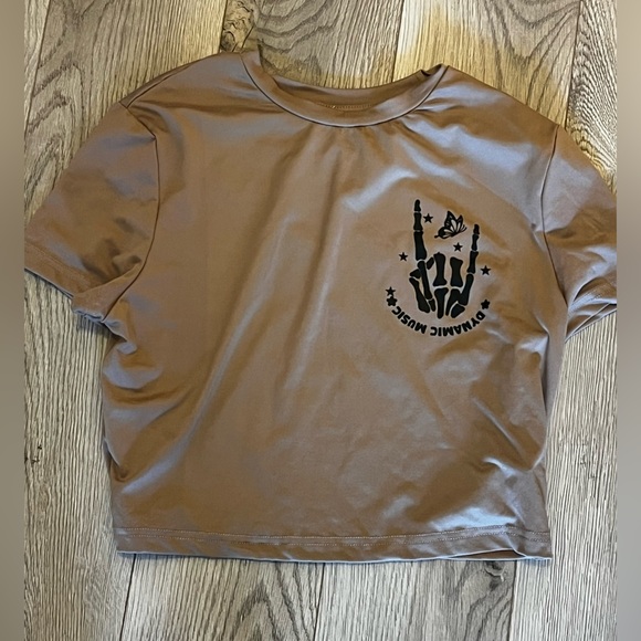 Passionate Graphic Tee with Skeleton and Butterflies - Picture 2 of 5